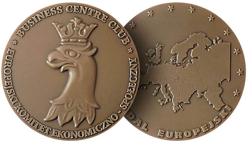 business centre club medal europejski