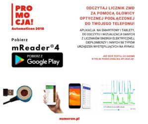 Promocja mReader4 - Automaticon 2018 - licznik ZMD